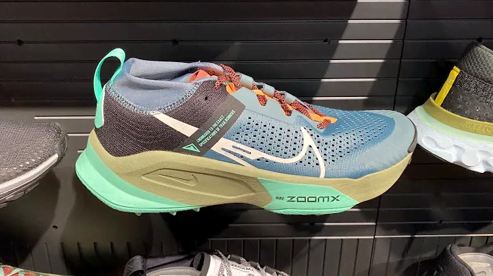 Nike ZoomX Zegama (Mineral Slate/Black/Green Glow/Light Bone) - Style Code: DH0623-300