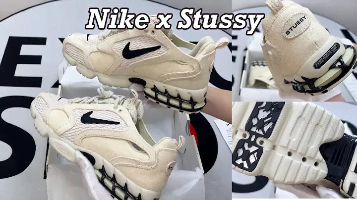 2022 Review Nike Air Zoom Spiridon Caged "Stussy" Sneakers