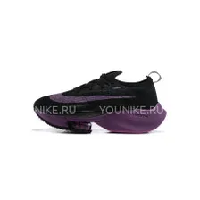 Мужские кроссовки Nike Air Zoom Alpha fly Next% (черный-фиолетовый)
