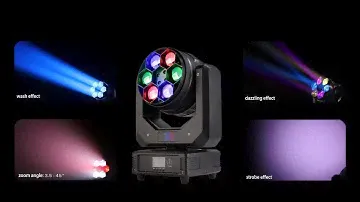 640B 6x40W LED Wash Mini Bee Eye Moving Head