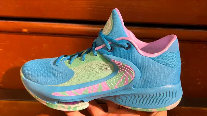 Nike Zoom Freak 4 Birthstone Laser Blue Basketball Shoes