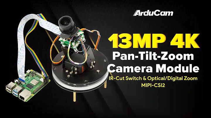 Модуль камеры 13MP PTZ (Pan-Tilt-Zoom) для Raspberry Pi и Jetson Nano/NX (до 4K и ночного видения)