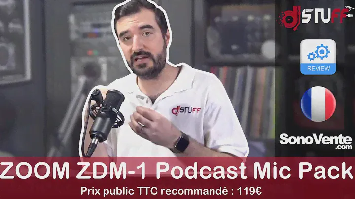 Zoom ZDM-1 Podcast Mic Pack 🇫🇷 ( English in description )