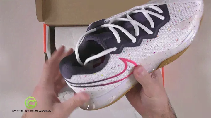 Nike Court Air Zoom Vapor Cage 4 White/Crimson/Gridiron Men's Shoe