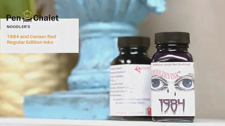 Noodler's 1984 Ink and Censor Red Inks Added as Regular Edition Inks