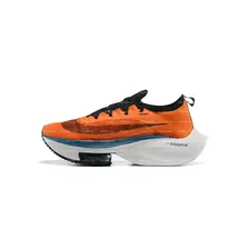 Мужские кроссовки Nike Air Zoom Alpha fly Next% (оранжевый-голубой-белый)