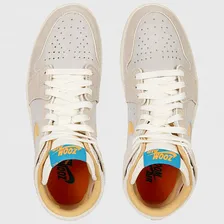 Кроссовки Air Jordan 1 Zoom Air Cmft 2 Light Orewood Brown/Sail/Celestial Gold/Bright Citrus