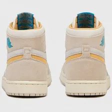 Кроссовки Air Jordan 1 Zoom Air Cmft 2 Light Orewood Brown/Sail/Celestial Gold/Bright Citrus