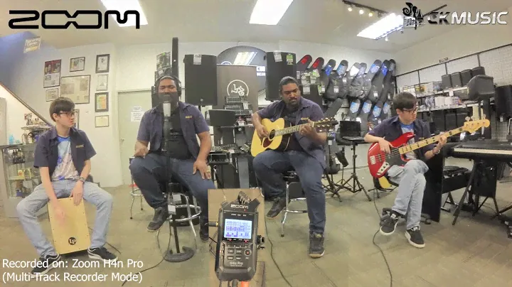 The Sweet Child Zoom H4n Pro Black Oh Mine! Ft. Ben and Max!