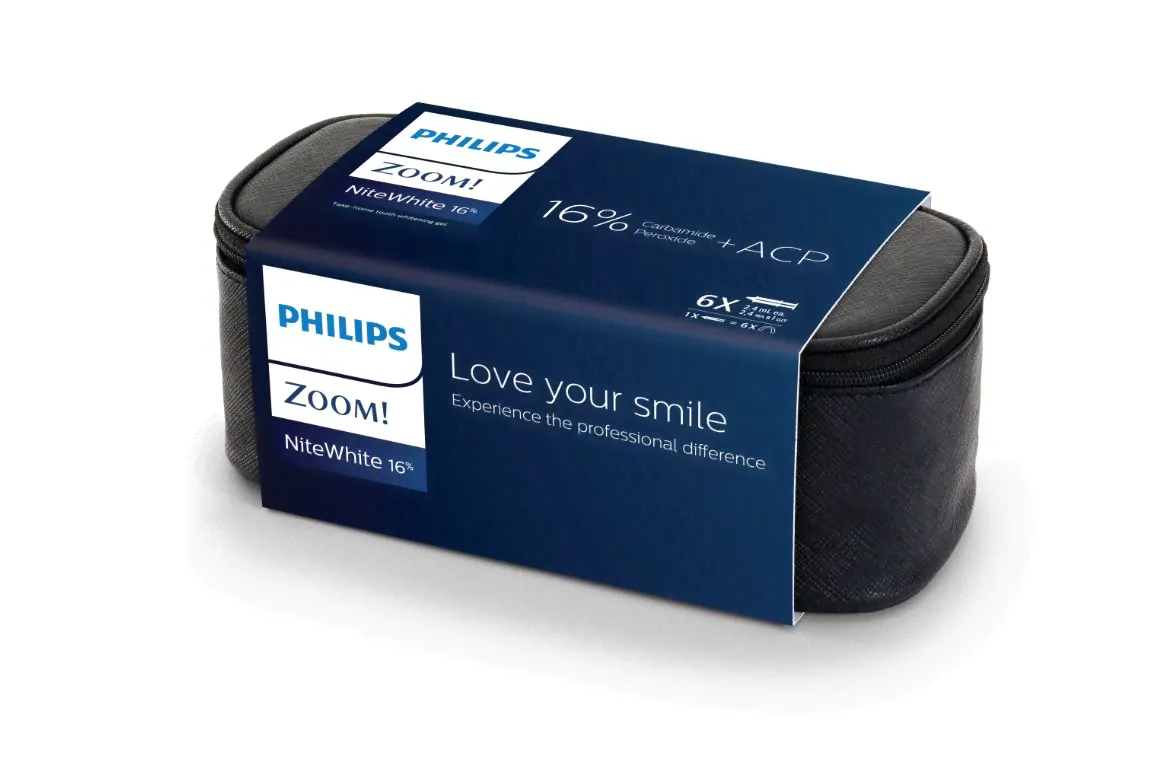 Домашнее ночное отбеливание Philips ZOOM! NITE WHITE ACP 16% перекиси карбамида, 6 шприцов