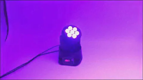 LED Wash 7x12W RGBW  Moving Head Lighting