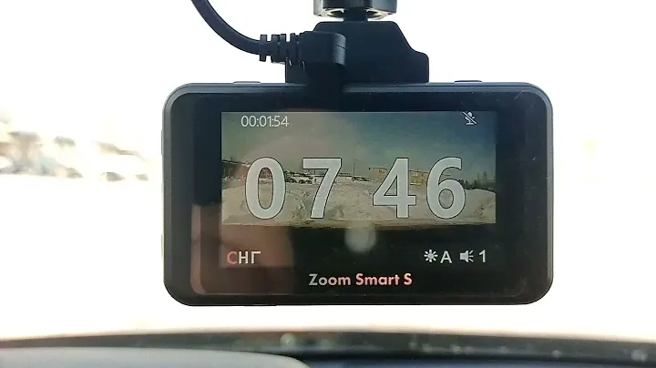 Demo режим видеорегистратора Fujida Zoom Smart S WiFi с GPS радар-детектором и WiFi-модулем