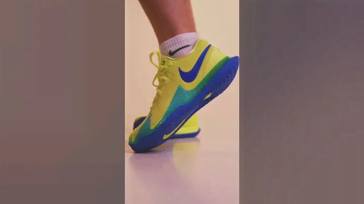 Играйте красиво, как Рафа Надаль #теннисныекроссовки Nike Zoom Vapor Cage 4 Rafa AC Lemon/Blue