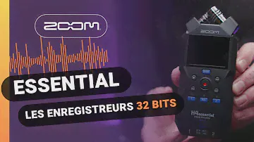 Test Zoom Essential, les enregistreurs 32 bits